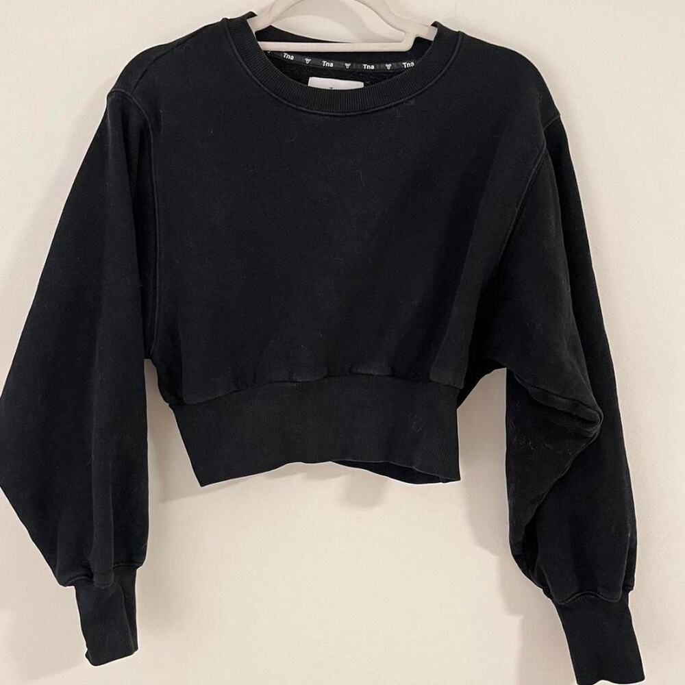 Aritzia cropped sweatshirt with a